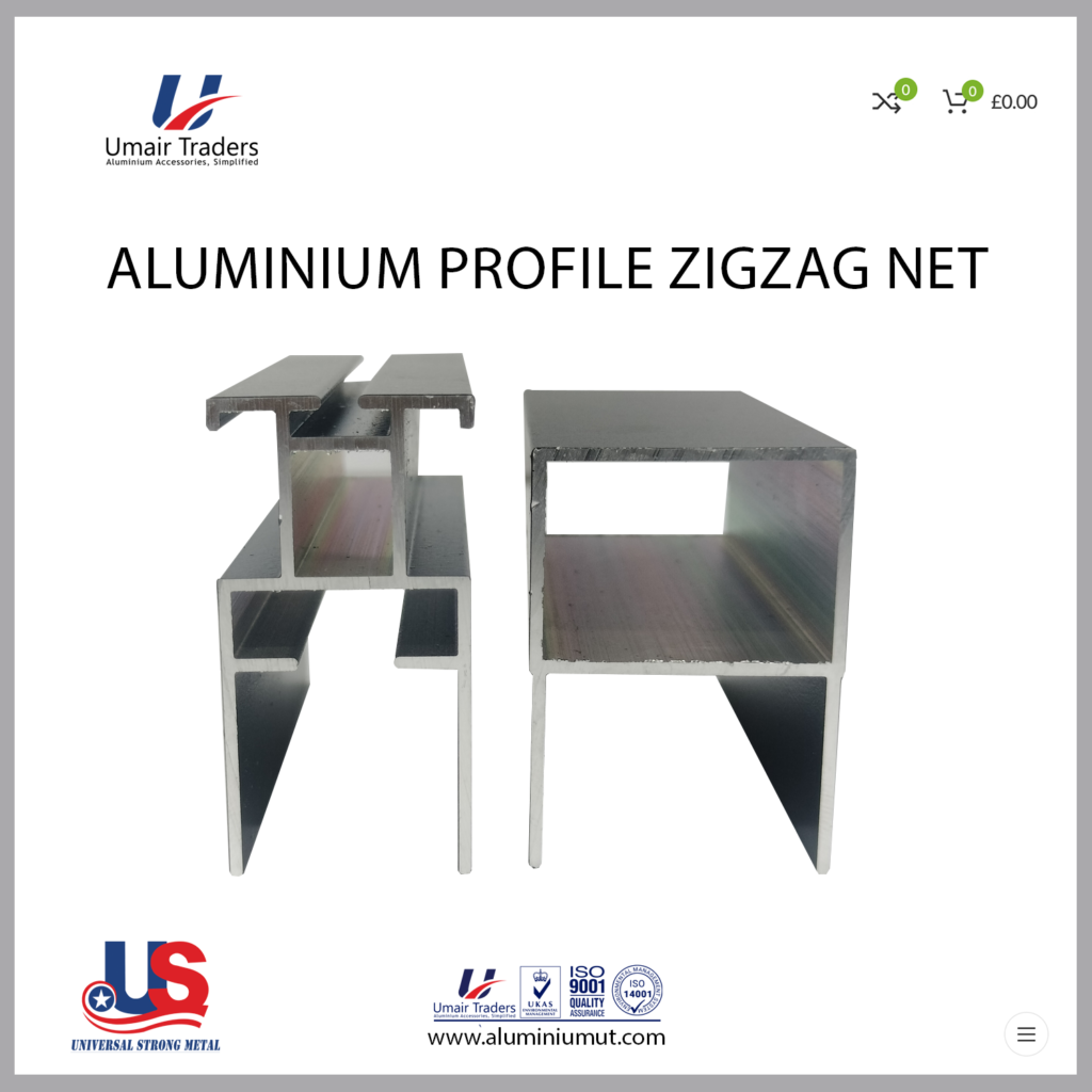 Aluminium Profile ZigZag Net